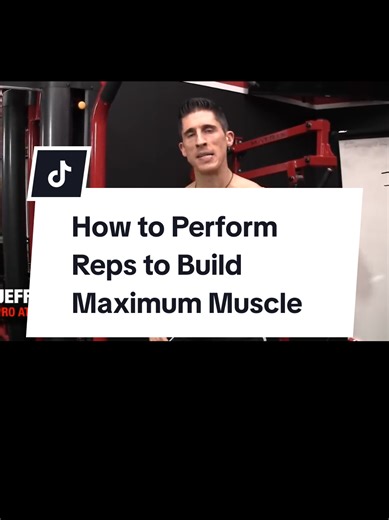 How to Perform Reps to Build Maximum Muscle