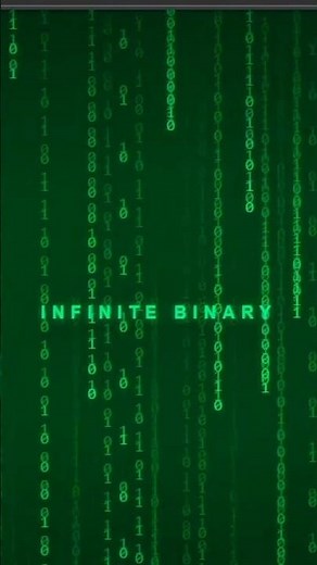 Infinite Binary Matrix Background Animation | HTML - CSS - JS