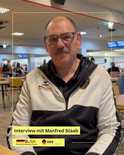 European Grand Senior Championships 2026 - Europameisterschaften der Senioren (Ü65) - 30.01. bis 08.02.2026 in Wien (Österreich) Interview Nr. 2 mit Manfred Staab nach dem Doppelwettbewerb Alles zu dieser EM in Wien, auch auf unserer Homepage: ➡ https://www.dbu-bowling.com/international/menue-mitte/europameisterschaften/european-grand-senior-championships-egsc #bowling #strike #spare #pin #dbu #dkb #dgsv #ebf #bowlingistsport #strikealleneune #worldgames2029 #senioren #egsc #ü65 | Deutsche Bowli