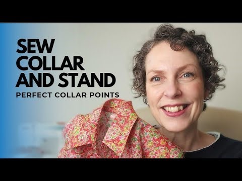 Sew a Shirt Collar with Collar Stand