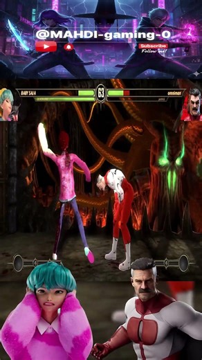 BABY SAJA vs OMNI-MAN! 😱 Funny Fatality Showcase #shorts