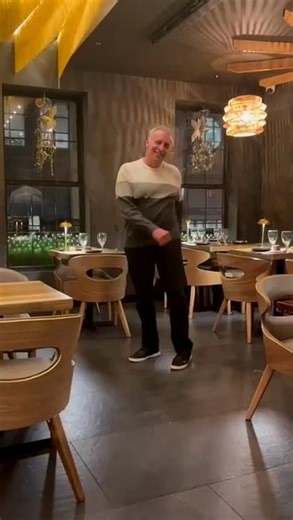 I was drunk in an empty NYC restaurant. I'm dancing. Let's go viral! The Look.