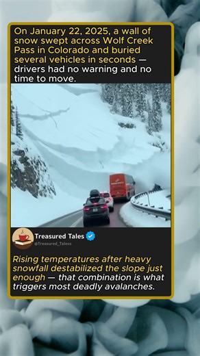 Avalanche Swallows Highway at Wolf Creek Pass