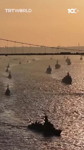 Turkish Navy Centenary Parade with 100 Warships | TCG Anadolu