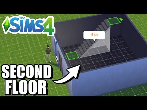 How To Build Second Floor (Tutorial - PC, PS4, XBOX, MAC) - The Sims 4