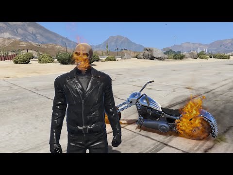 GTA 5 Ghost Rider mod