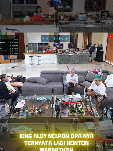 King Aloy nelpon opa nya ternyata lagi nonton marapthon#fyp #marapthonseason3 #violoncast