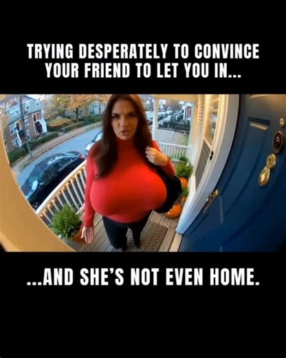 Jez on Instagram: "She was at the diner, waiting for me. #lol #ugh #brunettestyle #podcast #podcaster #girlnextdoor #brunette #brunettegirl #fall #fallfashion #turtleneck #aicolorcorrection #redshirt #meme #model #hobbymodel #frontdoor #cam #oops #porch"