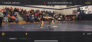 kid gets choked out in wrestling match out cold