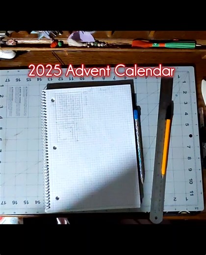 2025 Advent Calendar This year, it is going to be a wall hanging filled with stickers marking each day. I've given a number of optional ideas on what you can do in decorating and displaying the calendar. In addition to the items given in the video, you'll need: 25 - Holiday Stickers (approx. 1¼