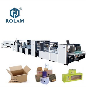 [Hot Item] Paper Box Gluing Folding Machine with Crash Lock Bottom Folder Gluer (GK-1450AC) Series