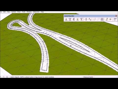 SketchUp Instant Road Nui New Feature - Tight Spaces