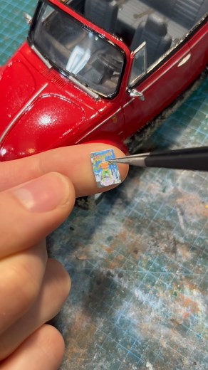 The World’s Smallest Comic Book?! 👀 Whilst making the miniature Beach Hut model last year I decided to create a fully readable (if that’s a word) comic book on a tiny scale of 1:24. What’s the bet I go even smaller? 🤔 #comicbook #satisfying #miniatureworld #behindscenes | Mon Studios