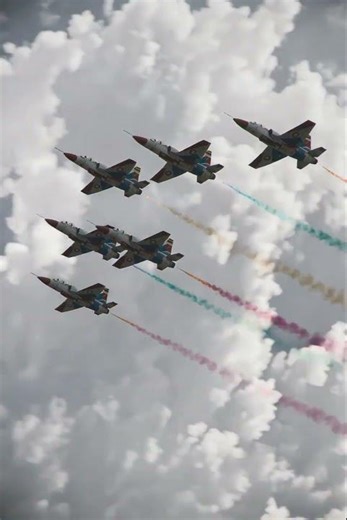 Amazing Fighter Jet Fleet Fly-by Caught On Camera