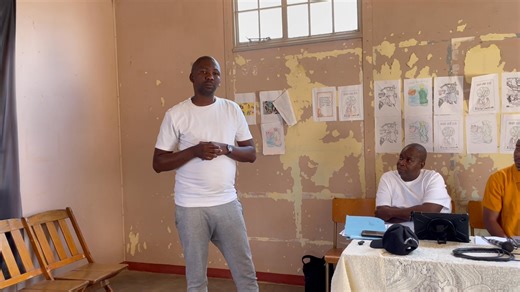 Activist Shaun Gariseb today engaged Groot Aub residents in a community meeting aimed at sensitising them on the National Youth Development Fund and addressing long-standing settlement challenges. He criticised the City of Windhoek for holding on to control of Groot Aub despite lacking the financial and strategic capacity to develop informal settlements, alleging that the municipality itself estimates it needs N$3.7 billion to formalise them. Gariseb also questioned the legality of fines issued 