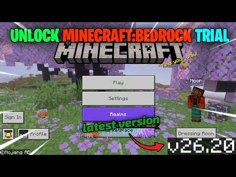 How to Unlock Minecraft Bedrock v26.20 officially 🔥 | easy tutorial