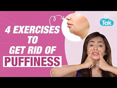 Morning Face Yoga: 4 Easy Exercises to Reduce Puffiness | Face Yoga By Vibhuti Arora | Fit Tak