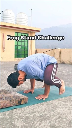 Frog Stand Challenge #calisthenics #shorts