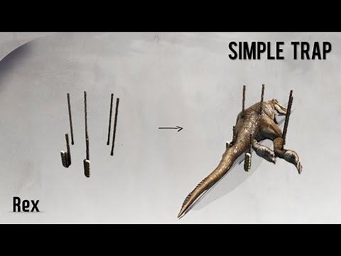 Rex Trap (How to tame a Rex) Ark Survival Evolved