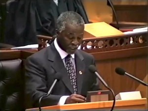 2.1K views · 41 reactions | Then Deputy President Thabo Mbeki farewell speech to President Nelson Mandela at the joint sitting of both houses of @ParliamentofRSA, 26 March 1999 #30yearsofdemocracy | Parliament of the Republic of South Africa | Facebook