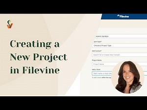 Creating a New Project in Filevine