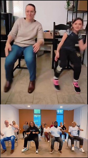 606K views · 9.2K reactions | Meredith et Appoline de l'association Adopt'ton mouv participent au challenge Creadiaz®️ Cha-Cha Slide | Cédric Diaz | Facebook