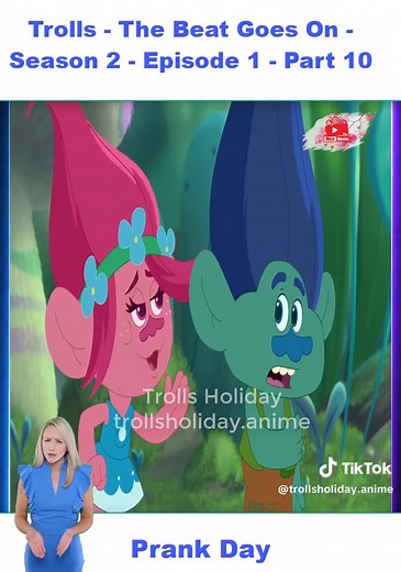 TikTok의 Trolls Holiday