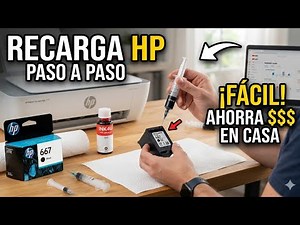 ✅How to REFILL an HP CARTRIDGE (STEP BY STEP)