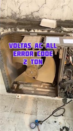Voltas AC all error code #ac error code #short #tranding #viral Voltas AC error code outdoor