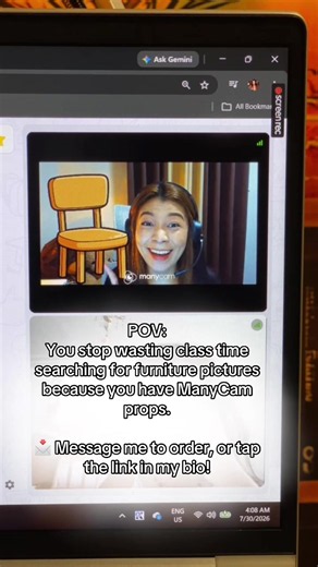 Teaching furniture vocabulary has never been easier! Give your students a fun and interactive learning experience with ready-to-use ManyCam Furniture Props. ✨ Perfect for online ESL classes ✨ Saves you prep time ✨ Keeps students engaged ✨ Works with the FREE version of ManyCam 📩 Message me to order, or tap the link in my bio! #ESLTeacher #OnlineTeaching #ManyCam #ESLResources #teachertools