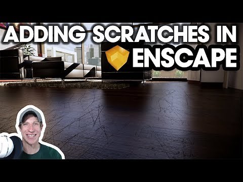 Adding SCRATCHES TO MATERIALS in Enscape for SketchUp