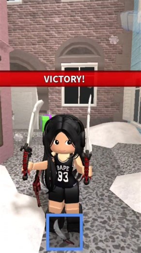 mm2 speedrun against noobs #roblox #murdermystery2 #christmas #noob