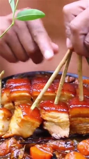 Amazing cooking skills, cook pork belly and eat so tasty