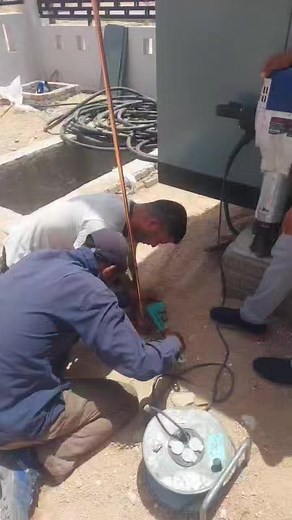 طريقه دق earthing rod | Ahmed Hassoun