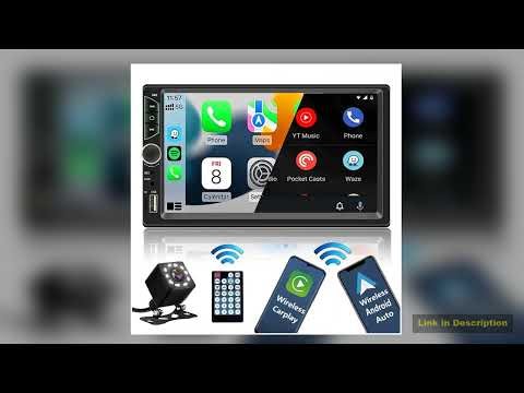 7 Inch HD Touch Screen Car Radio 2 Din High Quality Car Video Player Wireless CarPlay Android Auto