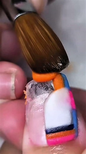 Pretty Acrylic Multi Color 🌼 Nail Art | Must See | ASMR