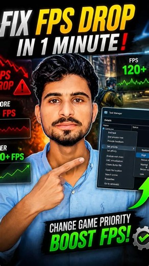 FPS DROPS? 🔥 Fix It With This Windows Setting! #Shorts