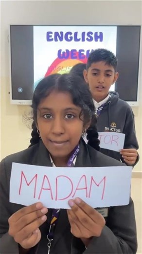 Exploring Palindromic Words – Fun with Language | Sanctus World School Shamshabad