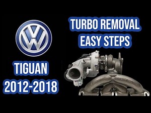 Vw Tiguan turbo removal 2012-2018 (easy steps)