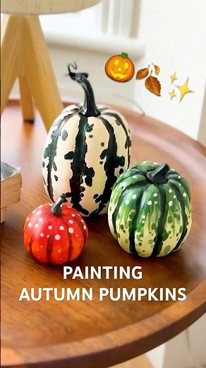 Pumpkin painting ideas 🎃🍂 | Easy autumn DIY craft