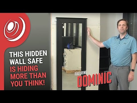 Hidden Wall Safe Behind A Mirror Idea