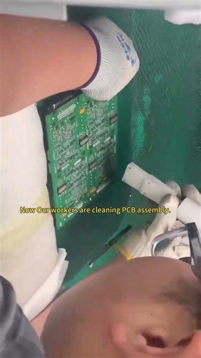 How to clean the printed circuit board?#pcb #pcbassembly