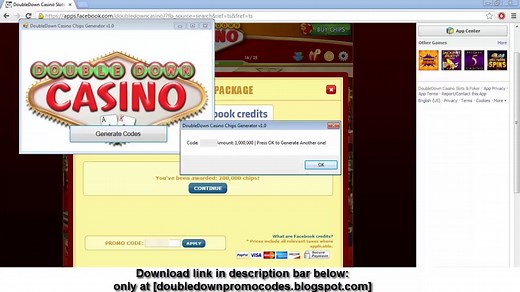DoubleDown Casino Chips Code Generator [October 2014] Updated Daily