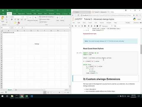 Part 5: Real time feeds: Read Excel from Python