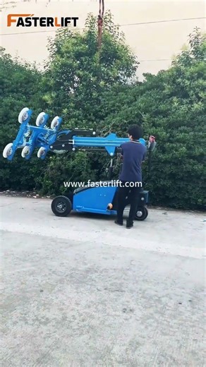 Fasterlift Blue glass suction cup machine, used for moving glass, marble slabs, iron plates, etc