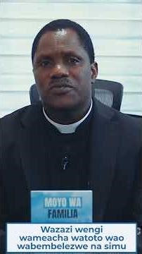 SIKU HIZI WAZAZI WAMEACHA WATOTO WABEMBELEZWE NA SIMU #kkktkijitonyama #azaniafrontcathedral