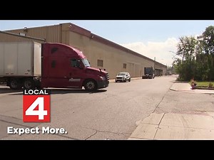 Detroit woman talks problem with trucks -- then it happened in middle of our interview