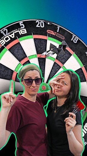 359K views · 3.3K reactions | My wife's FIRST 180 against me! Watch the full video on my YouTube channel by clicking the link in my bio ❤️ #darts #steeldarts #dartslife #dartschallenge #dartsplayer | Jen Mounts | Facebook