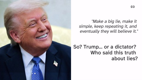Donald Trump or a dictator? Who are these quotes from?