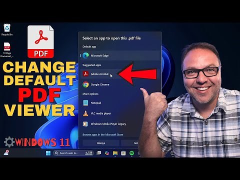 How to Change Default PDF Viewer Windows 11